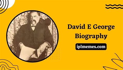 david e george wikipedia